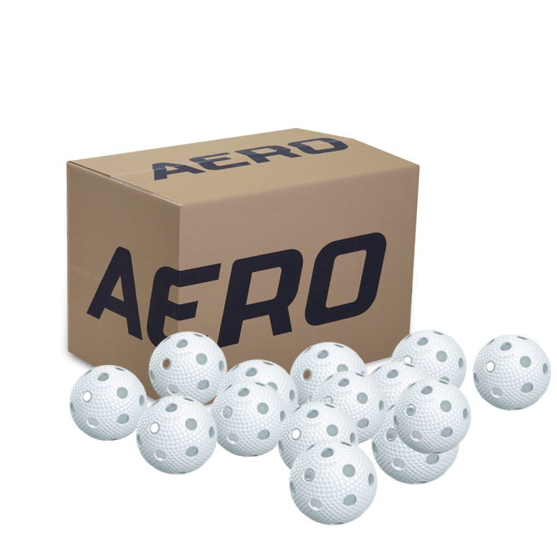 Aero Innebandyboll Vit 200 pack
